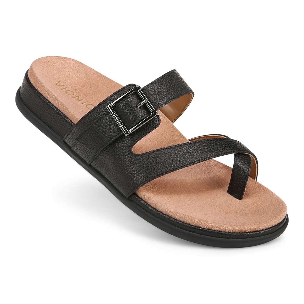 Carmela Slide - Black - Image 6