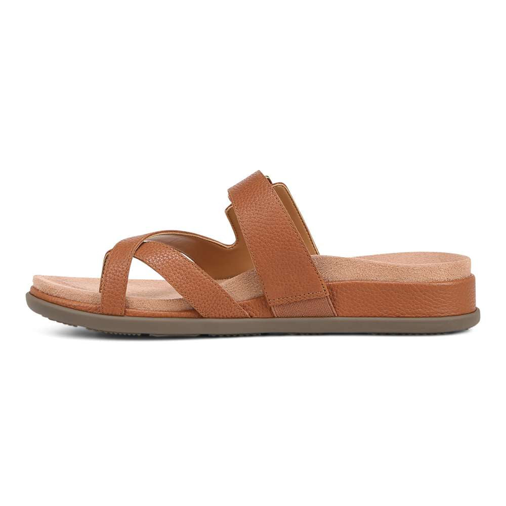 Carmela Slide - Tan - Image 3