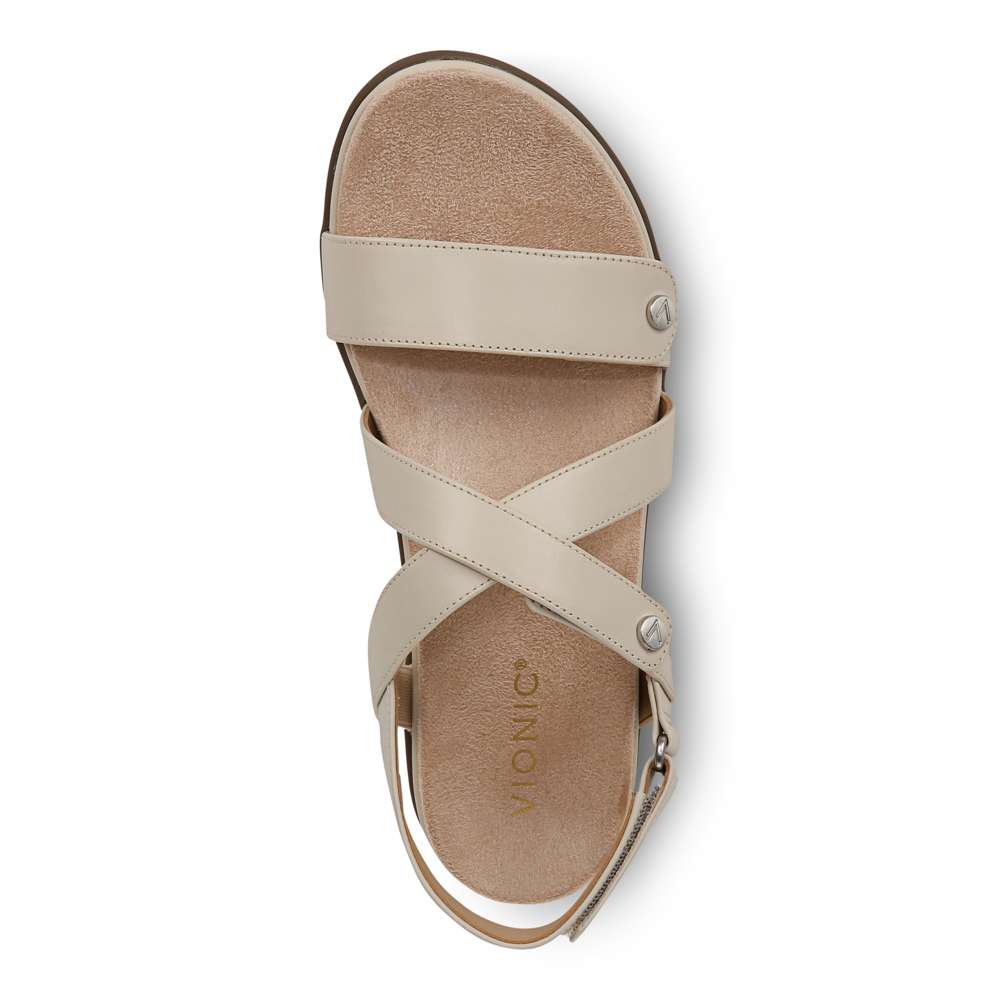 Cypress Back Strap Sandal - Parchment - Image 4