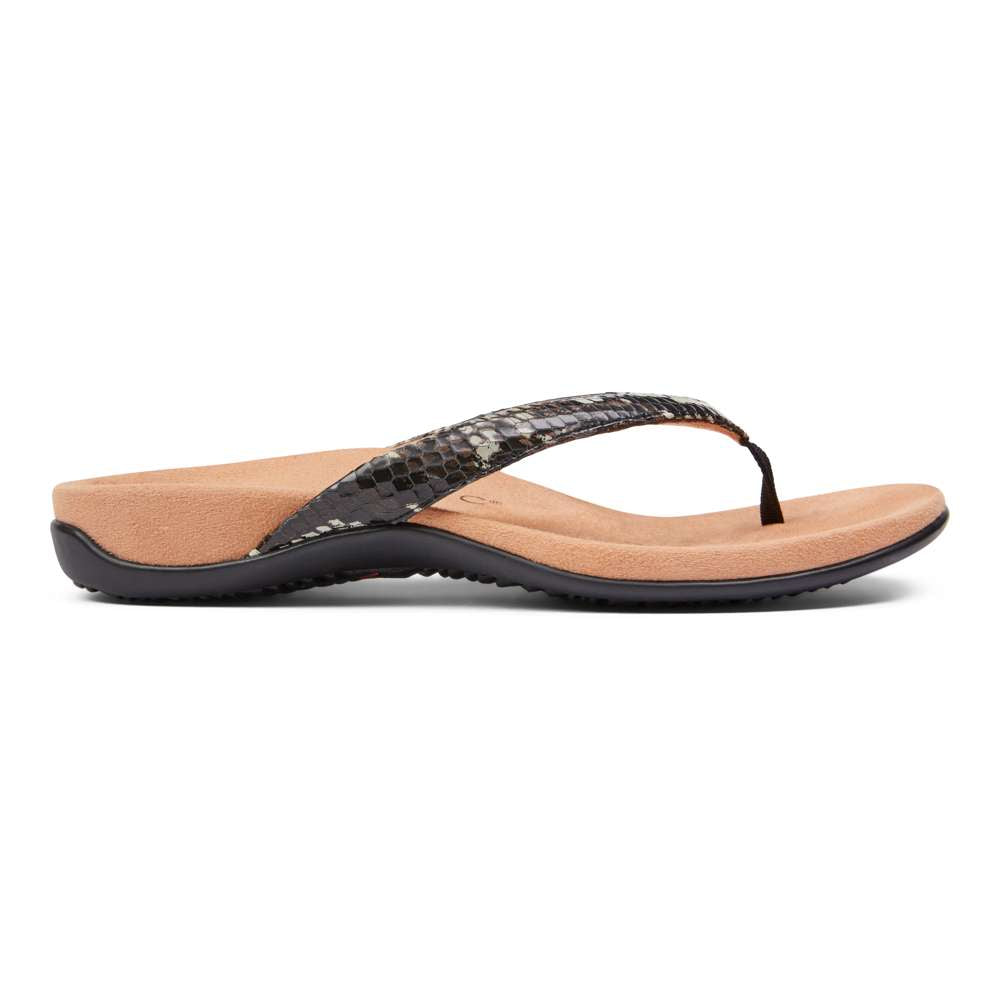 Dillon Toe Post Sandal - Boa Black - Image 2