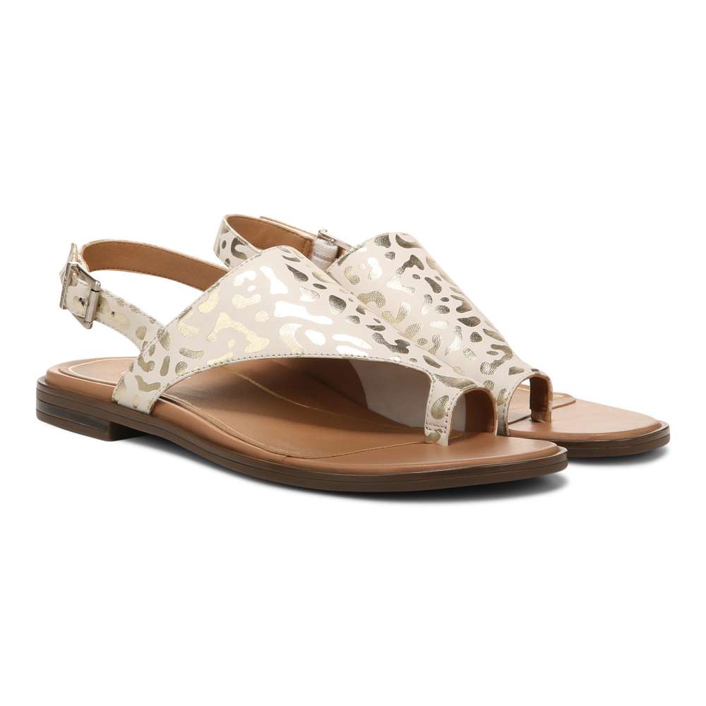 Ella Sandal - White Leopard - Image 7