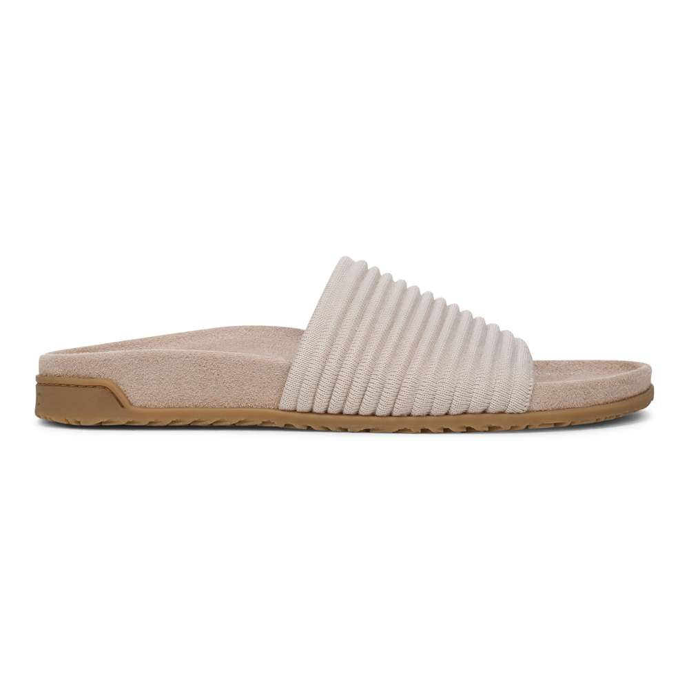 Evie Knit Slide - Cream - Image 2