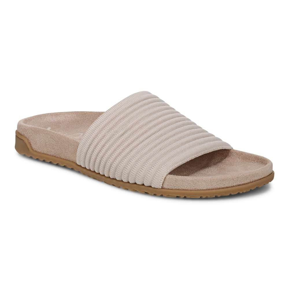 Evie Knit Slide - Cream - Image 8