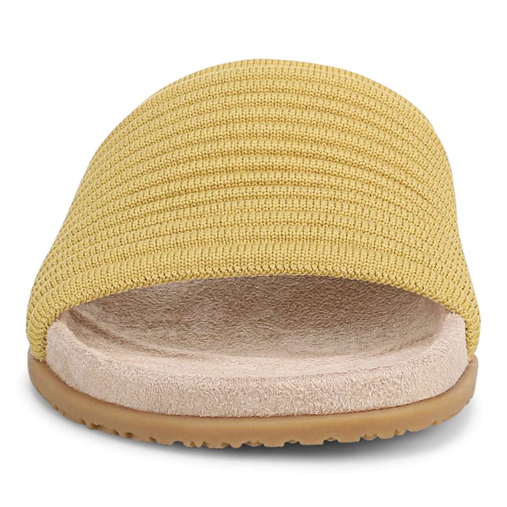 Evie Knit Slide - Dijon - Image 5