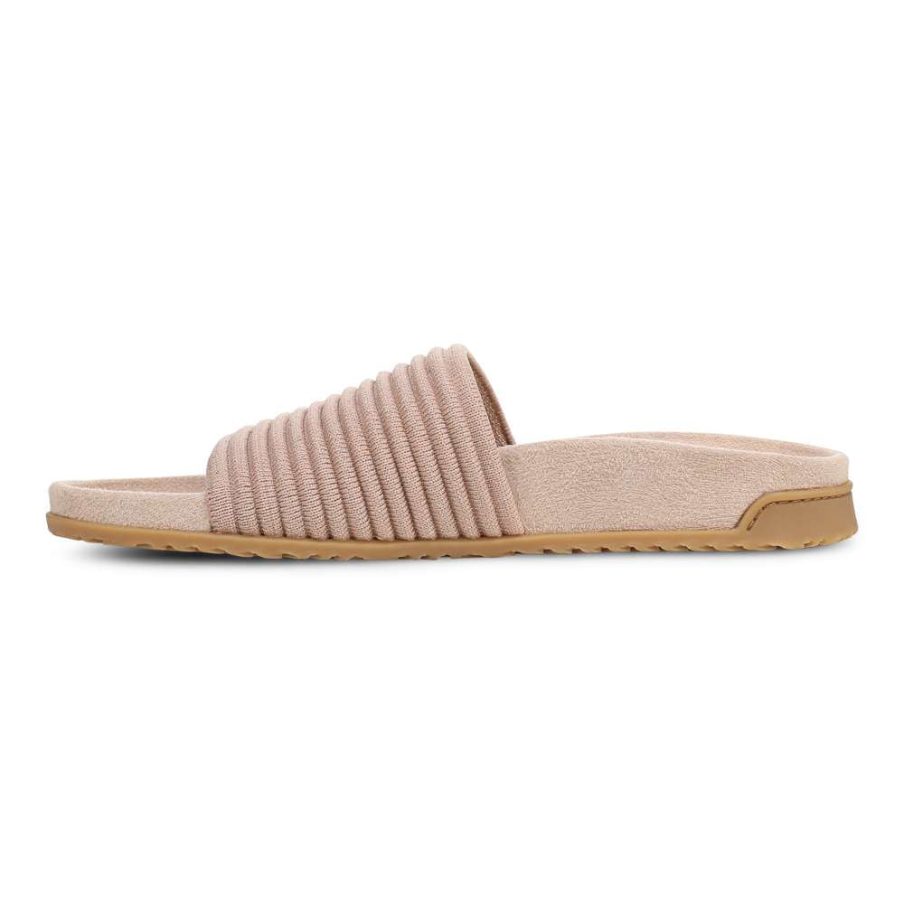 Evie Knit Slide - Tan/Gold - Image 3