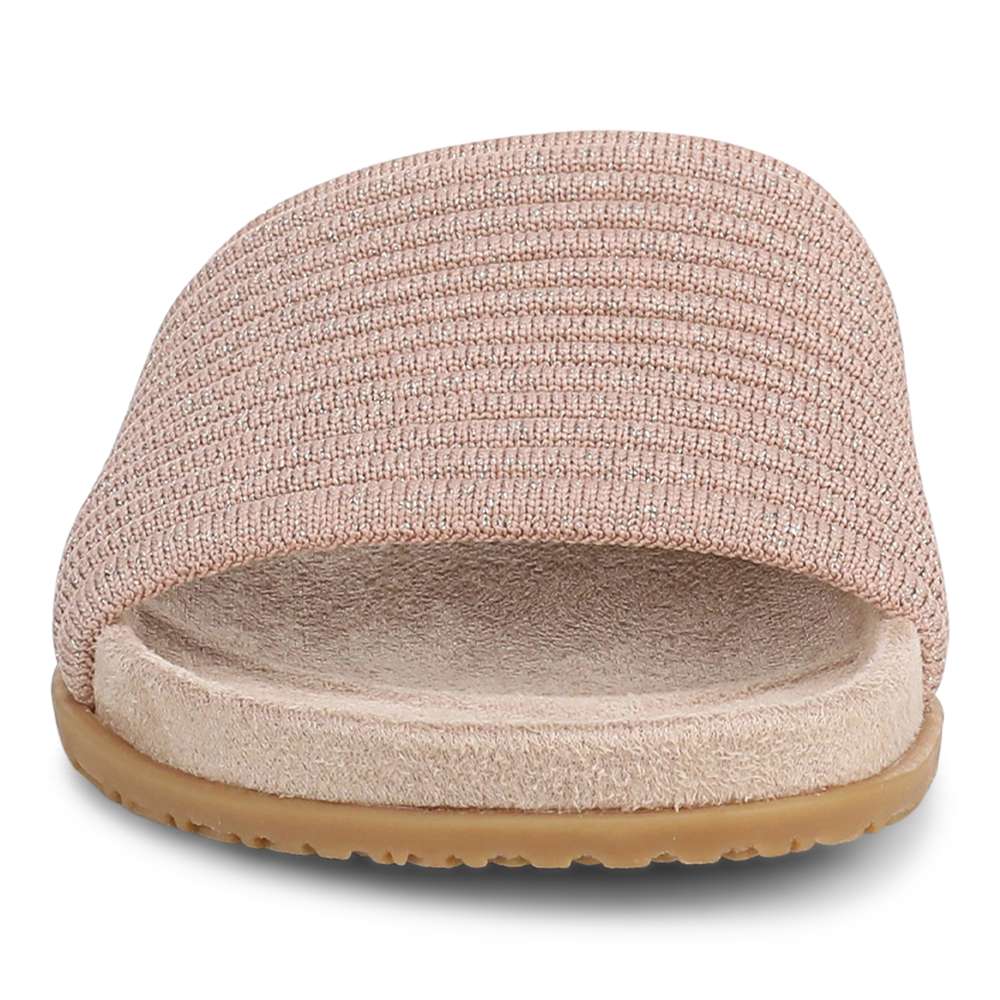 Evie Knit Slide - Tan/Gold - Image 4