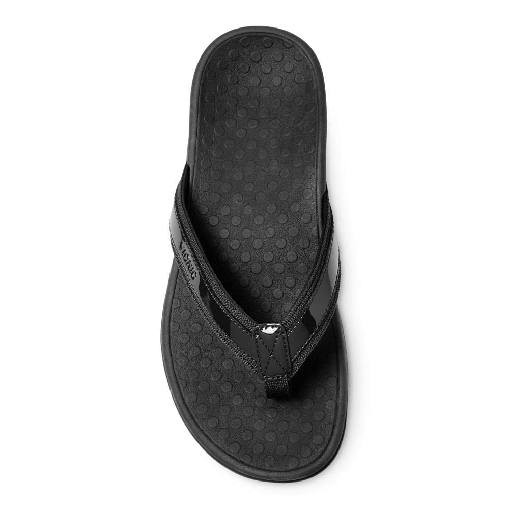 Islander Toe Post Sandal - Black - Image 4