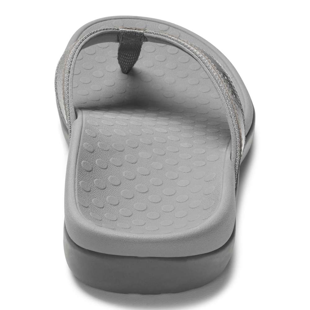 Islander Toe Post Sandal - Pewter - Image 6