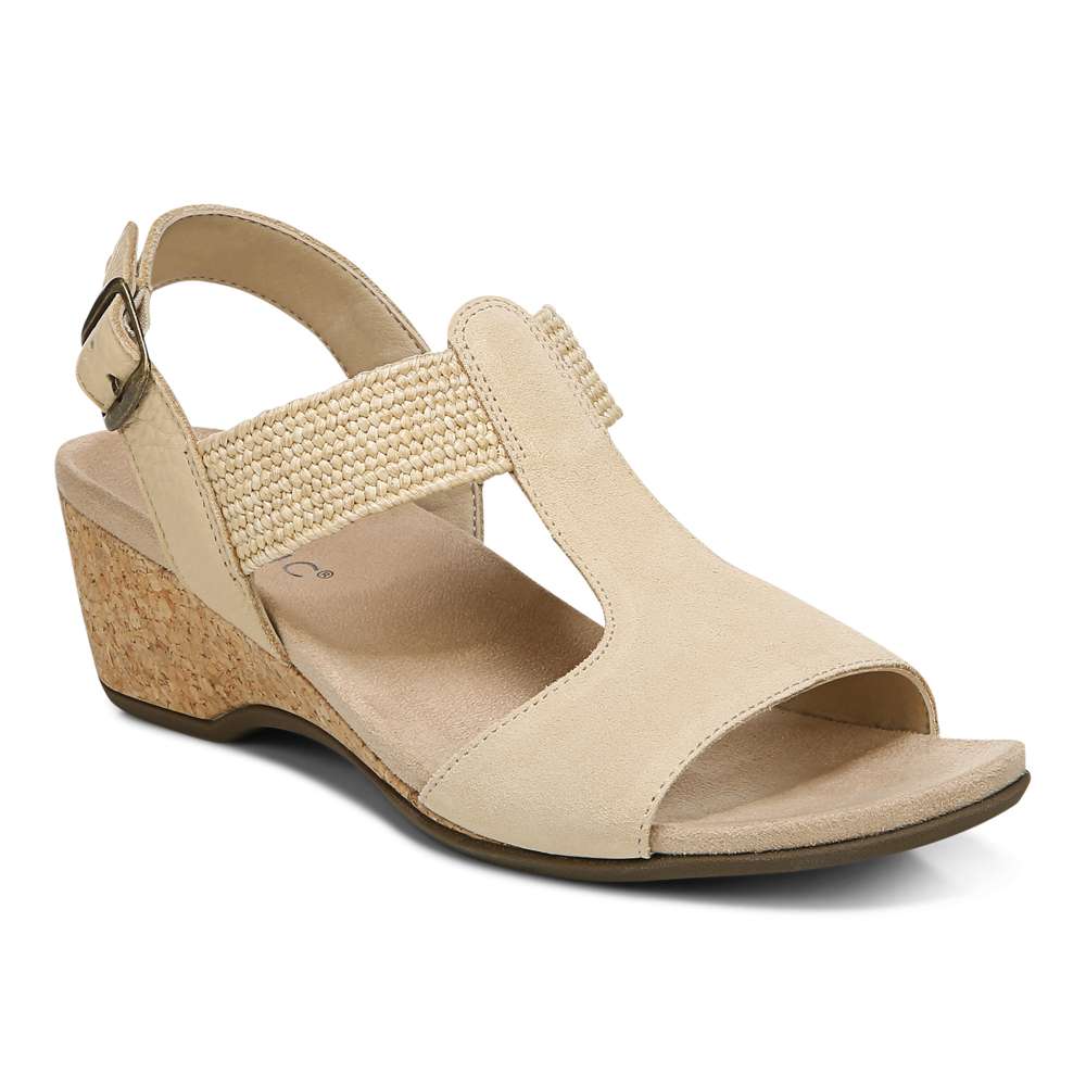 Kaytie Wedge Sandal - Semolina - Image 8