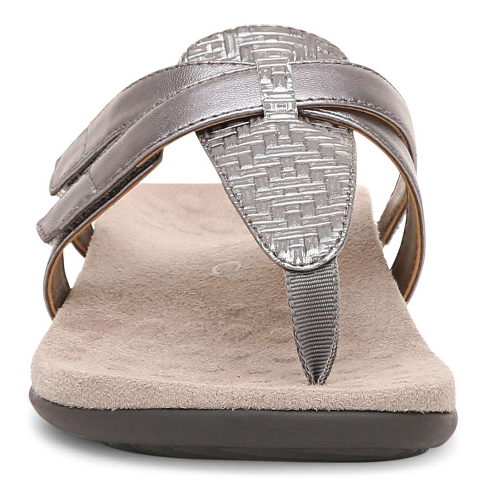 Karley Toe Post Sandal - Silver - Image 5