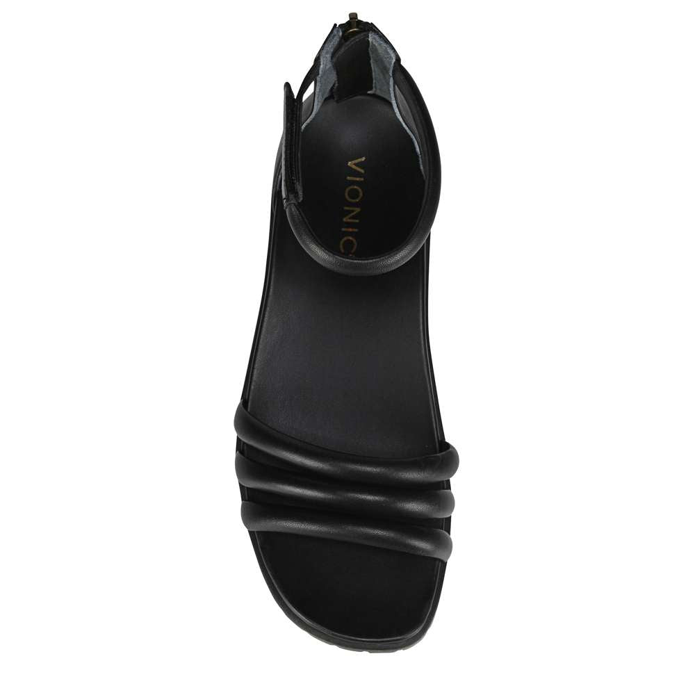 Laurel Strappy Sandal - Black - Image 4