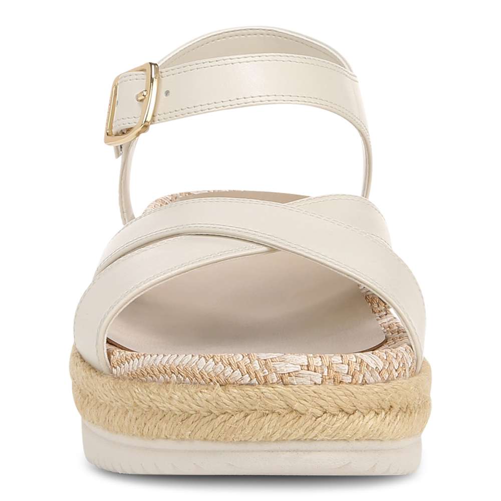Mar Platform Sandal - Cream Leather - Image 5