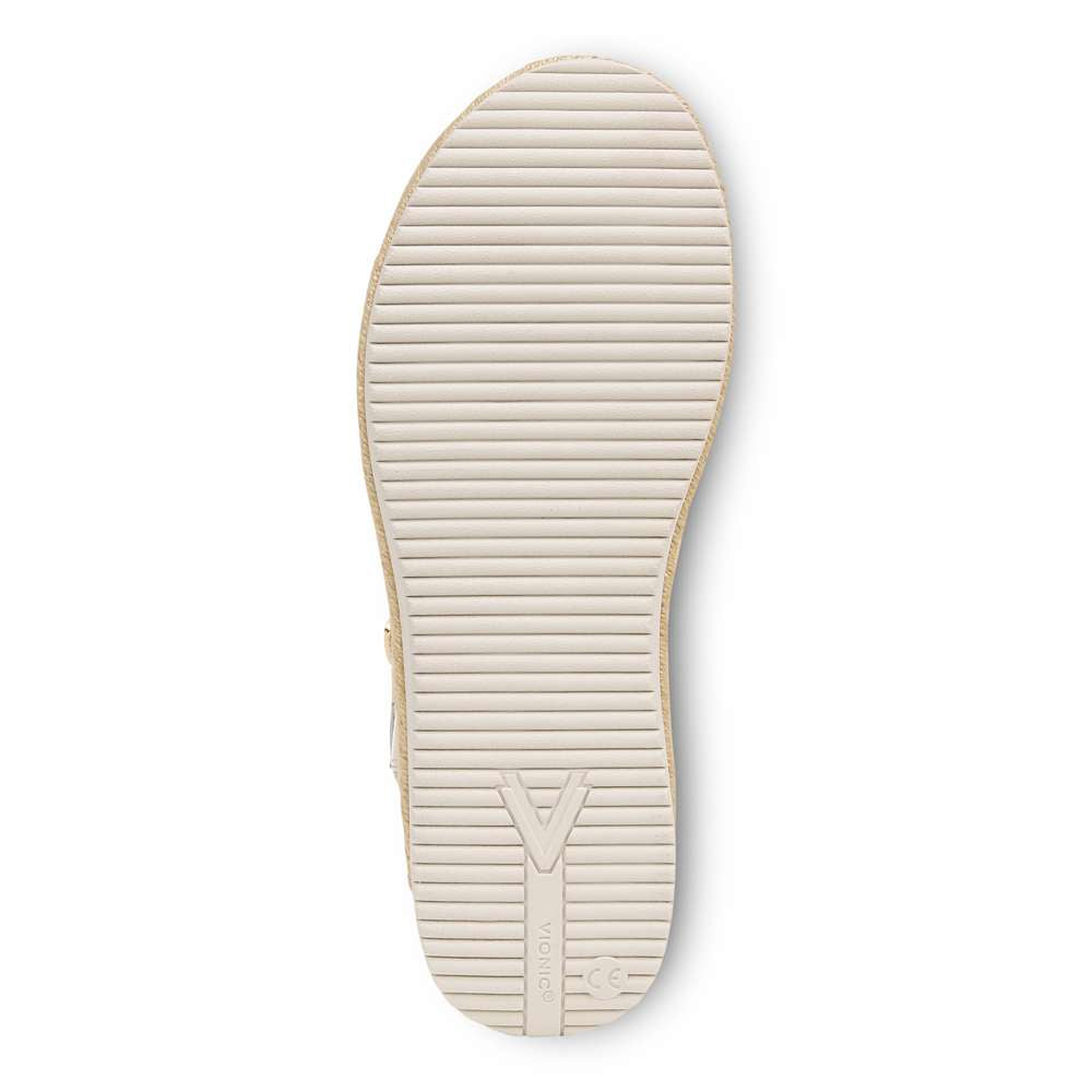 Mar Platform Sandal - Cream Leather - Image 8