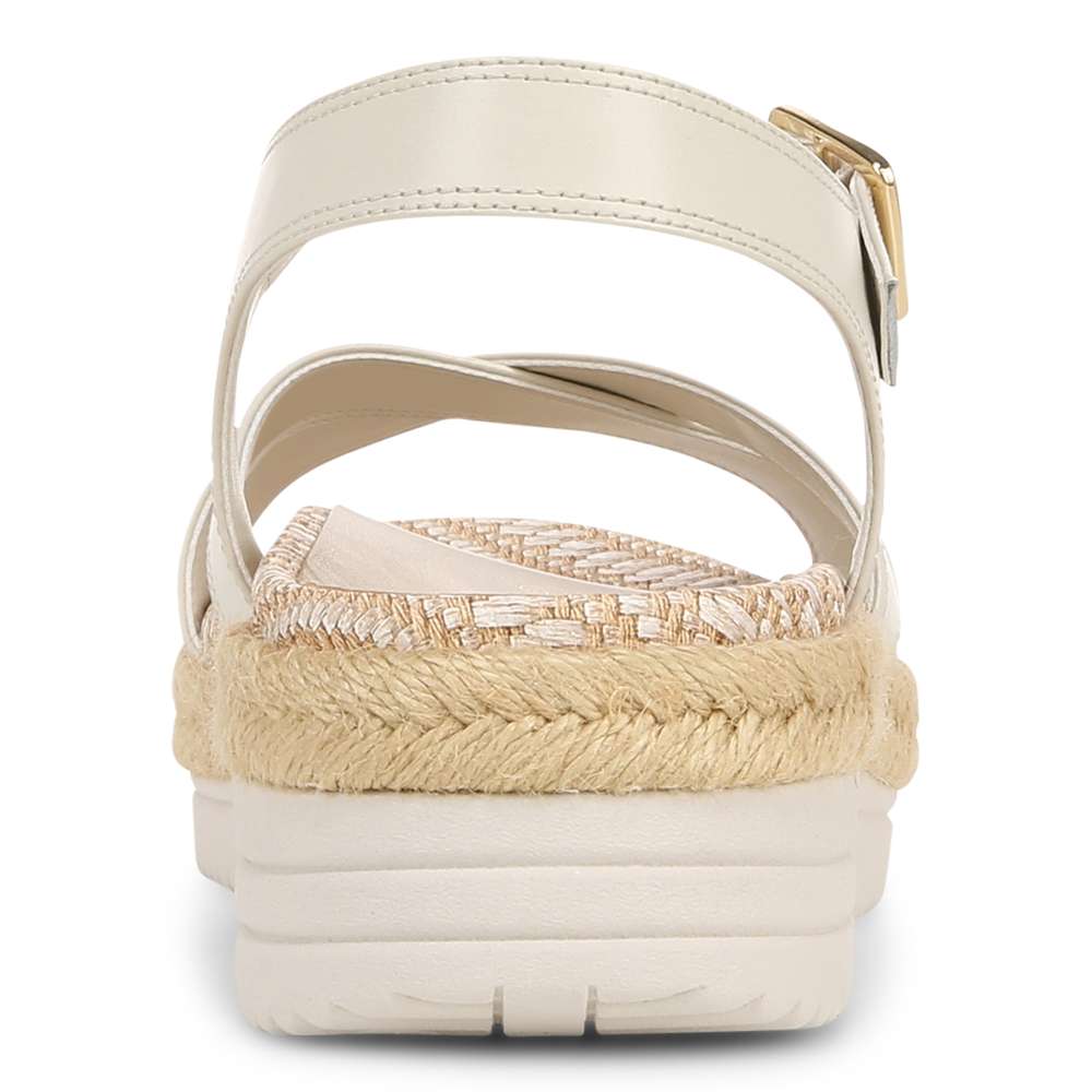Mar Platform Sandal - Cream Leather - Image 10