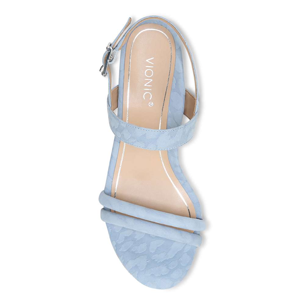 Paula Block Heel - Sky - Image 4