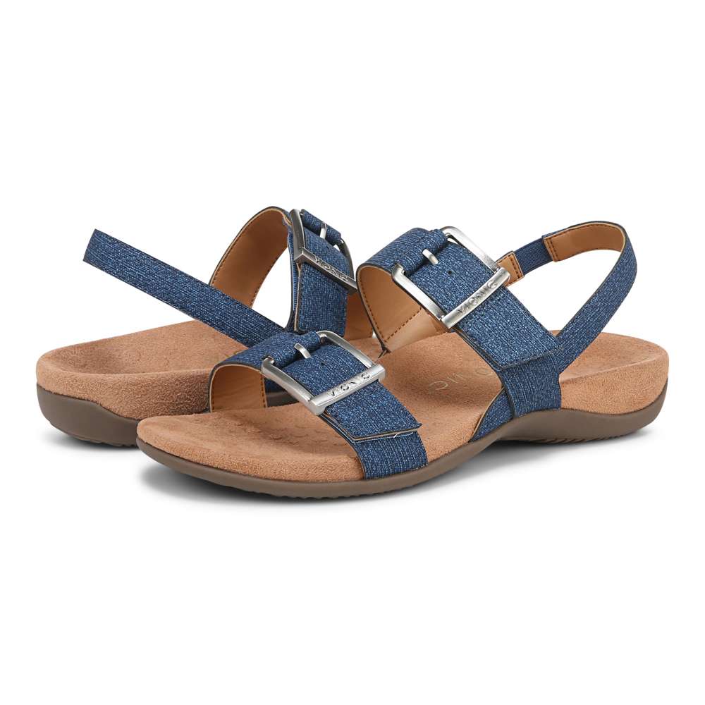 Reese Back Strap Sandal - Denim - Image 8