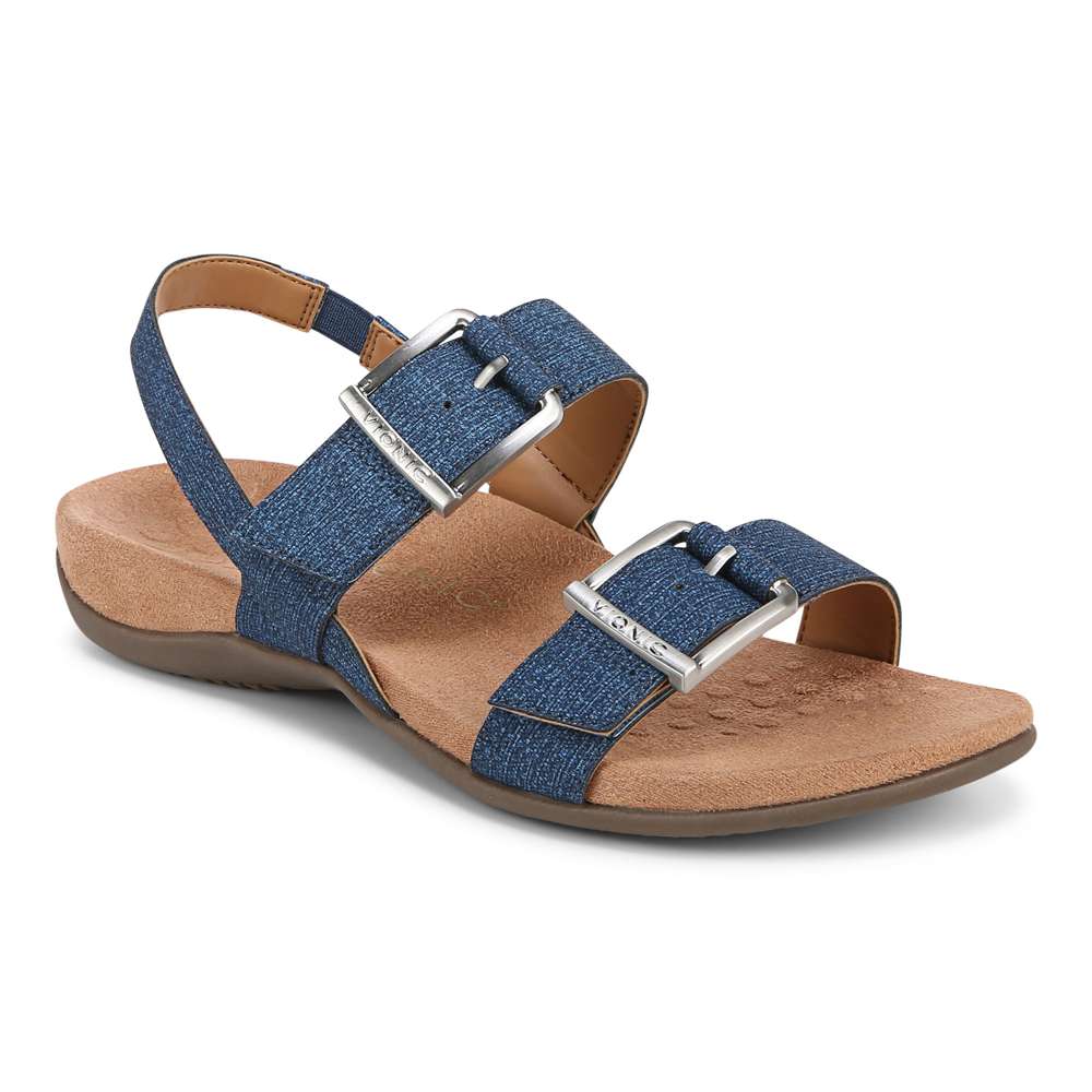 Reese Back Strap Sandal - Denim - Image 10