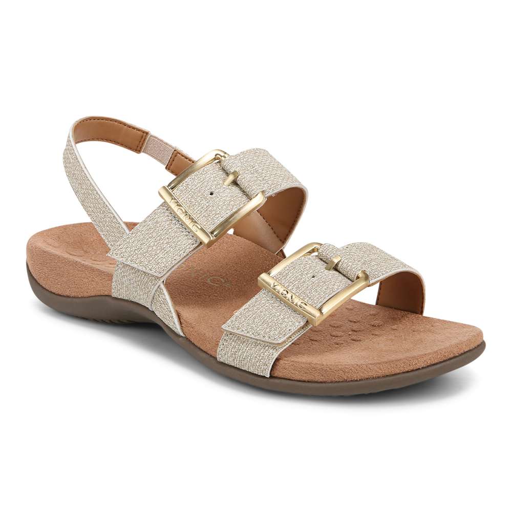 Reese Back Strap Sandal - Oatmeal - Image 10