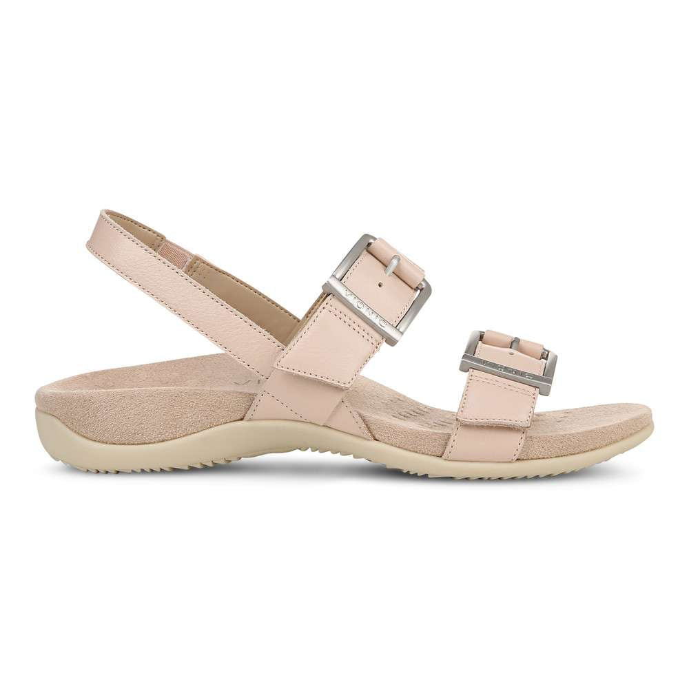 Reese Back Strap Sandal - Cameo Rose - Image 2
