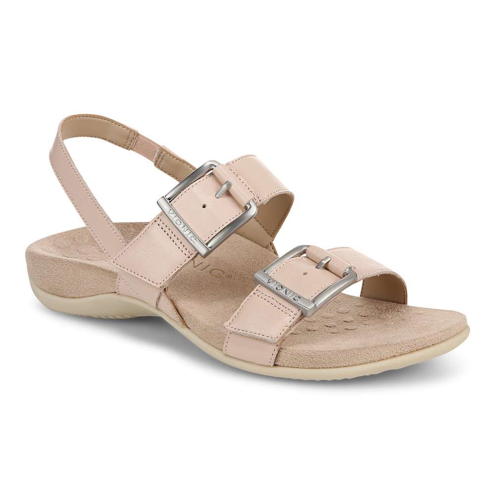 Reese Back Strap Sandal - Cameo Rose - Image 17