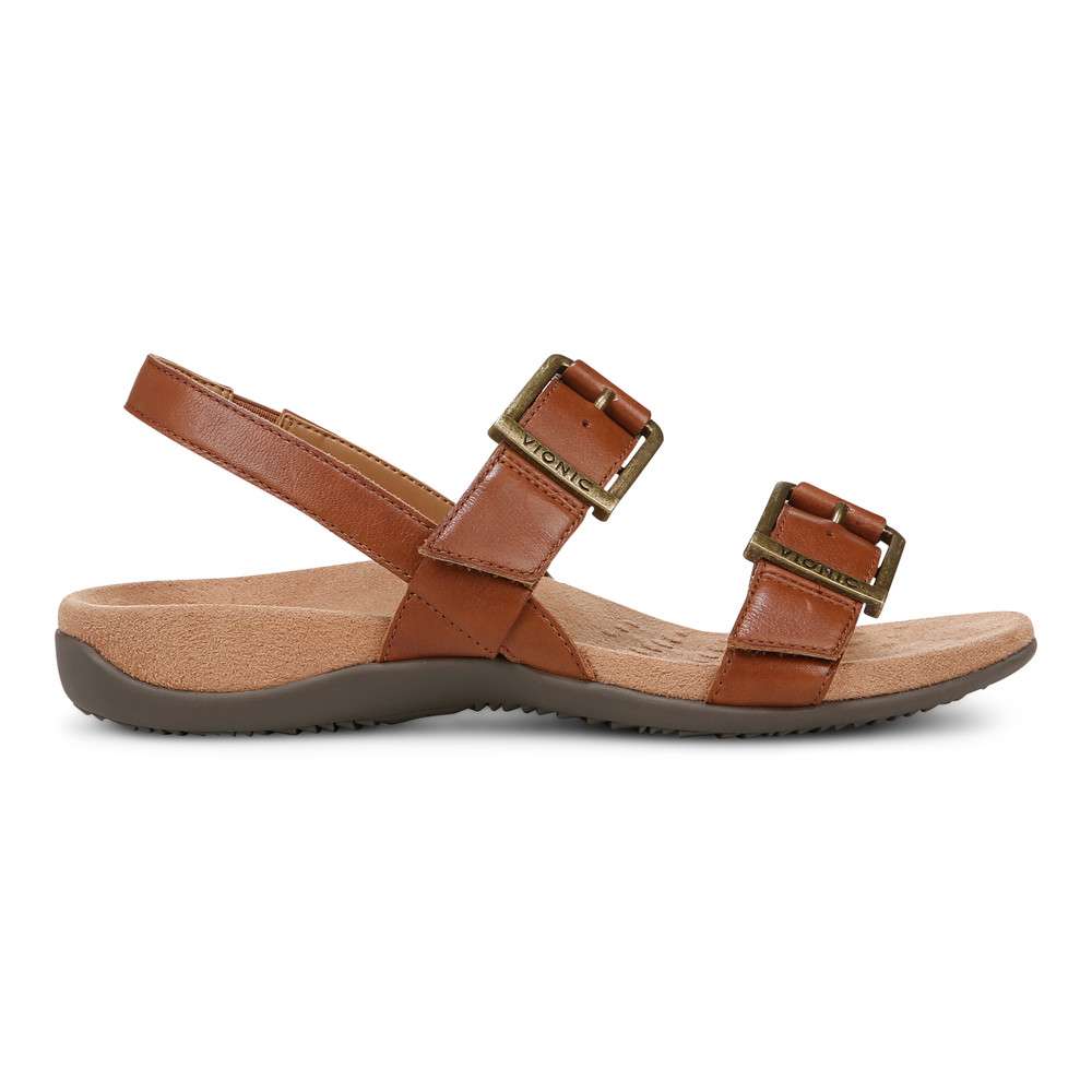 Reese Back Strap Sandal - Tan - Image 2