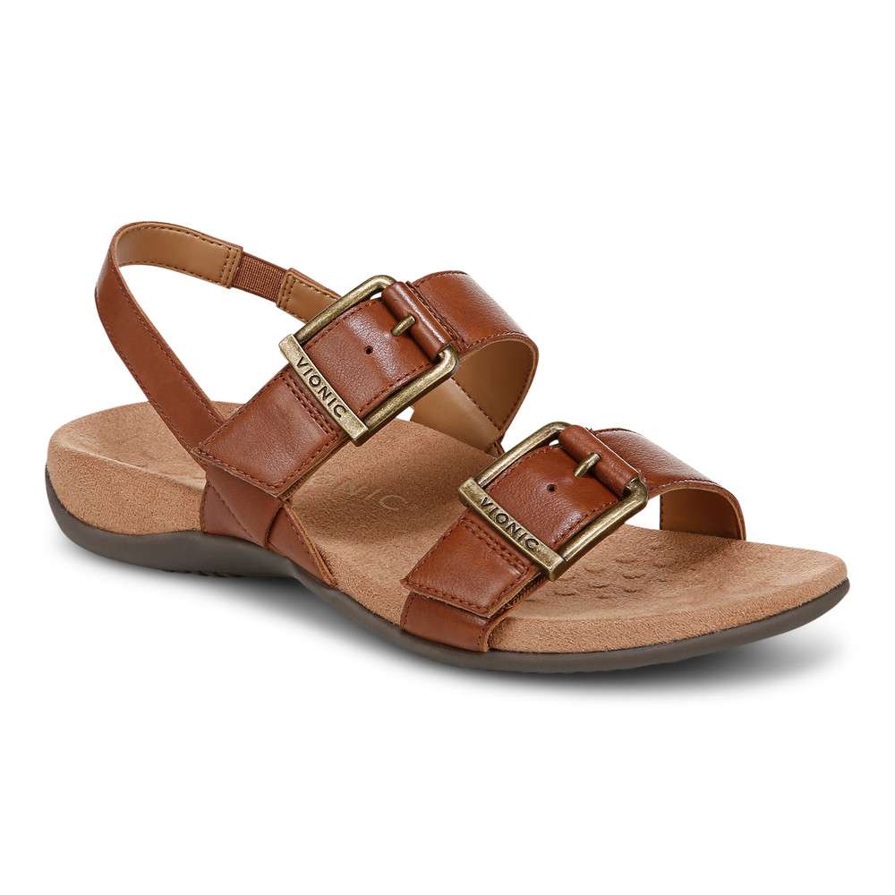 Reese Back Strap Sandal - Tan - Image 18