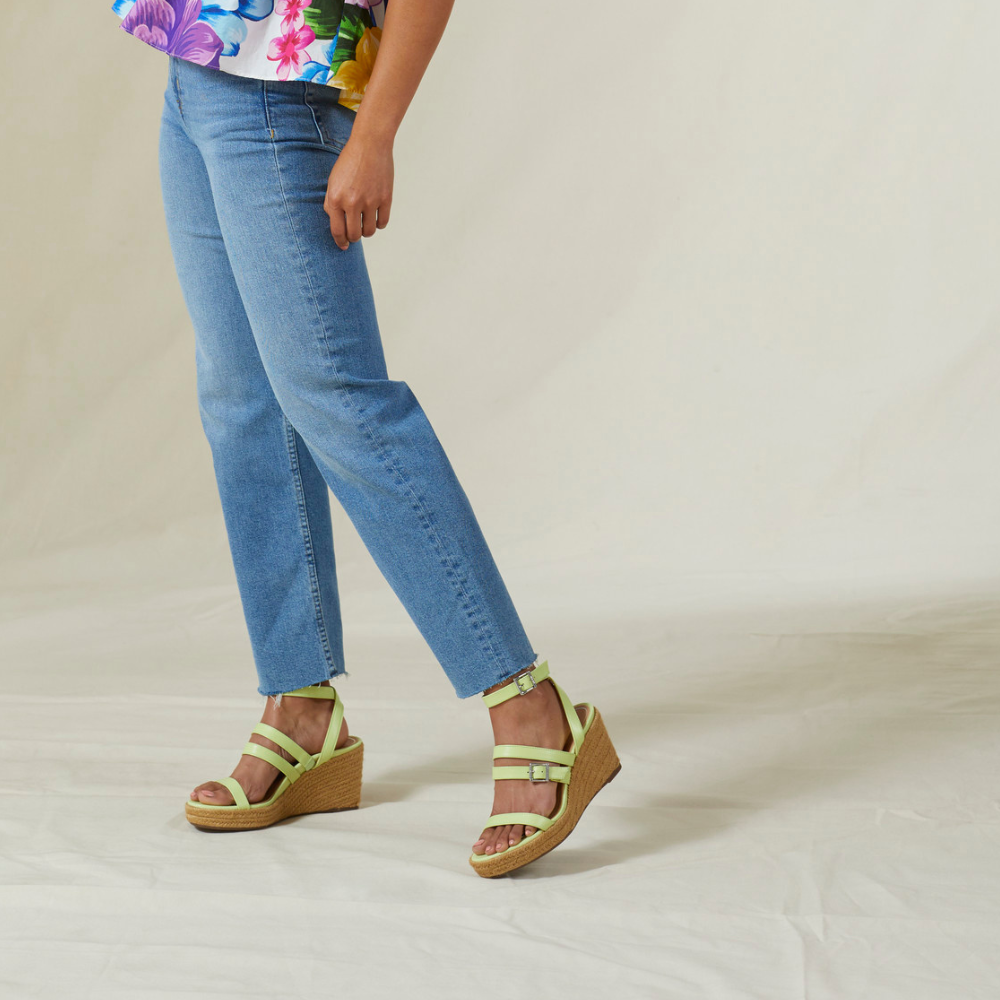 Sabina Wedge - Pale Lime - Image 6