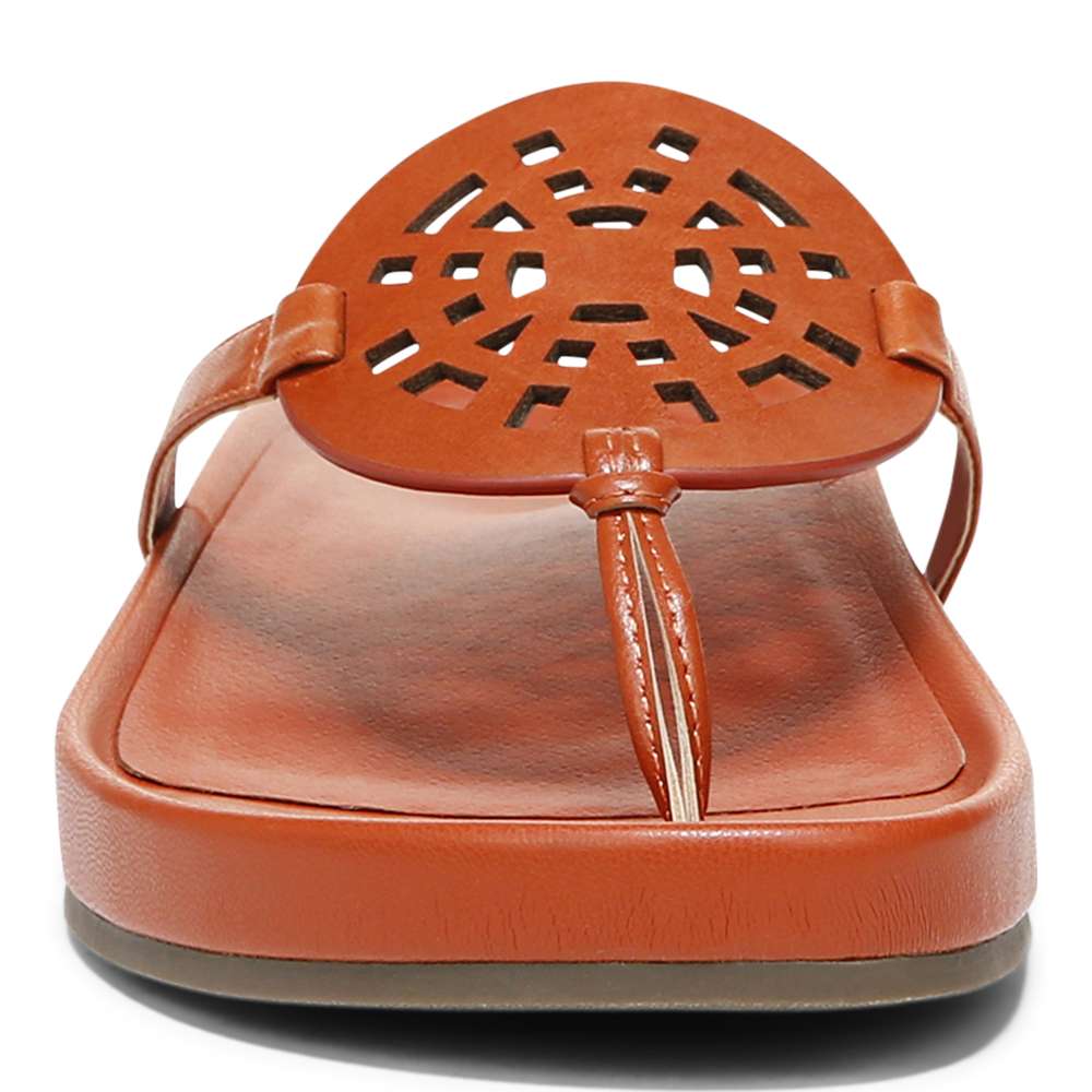 Solari Toe Post Sandal - Clay - Image 5