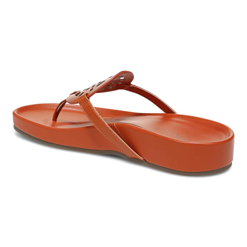 Solari Toe Post Sandal - Clay - Image 6