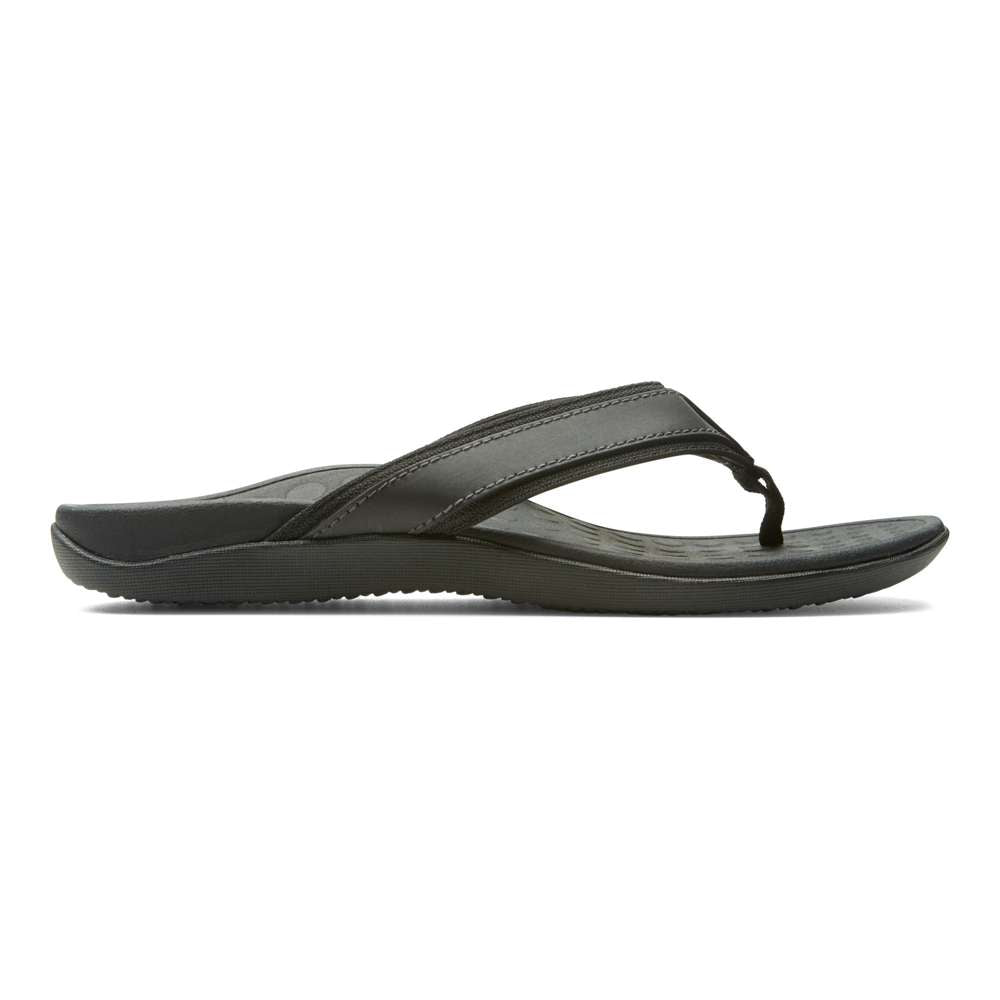 Men's Tide Toe Post Sandal - Black - Image 2