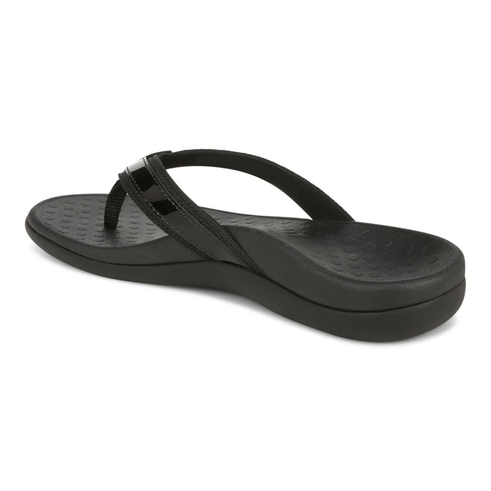 Tide Women's Toe Post Sandal - Black - Image 5