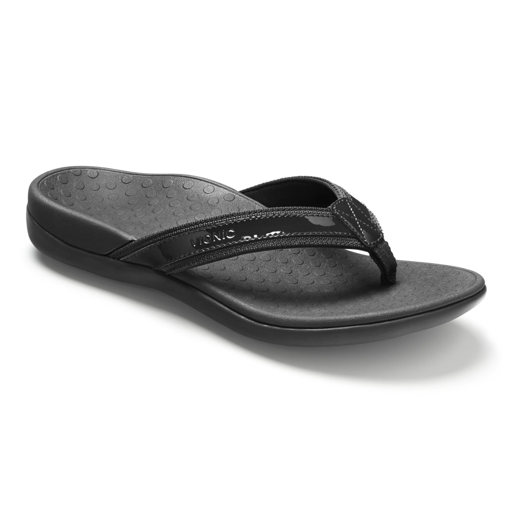 Tide Women's Toe Post Sandal - Black - Image 8