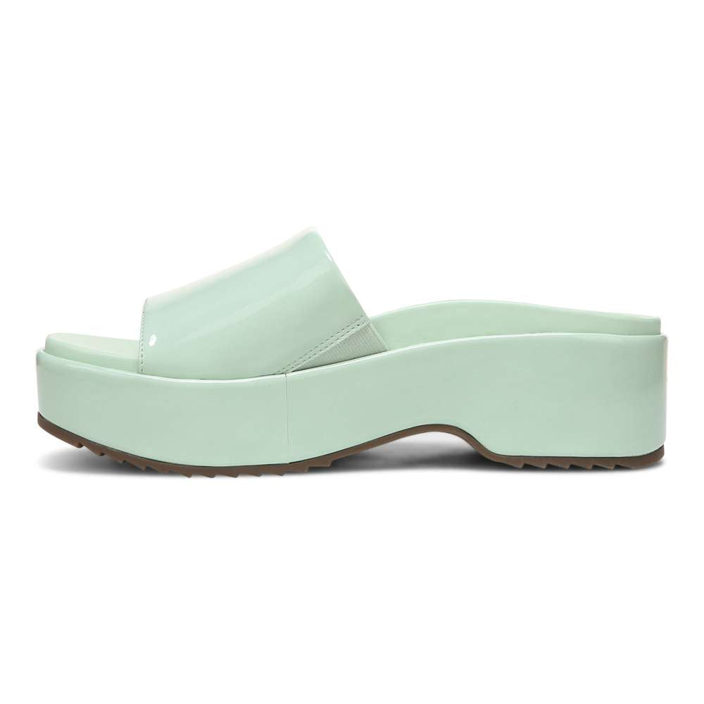 Trista Flatform Slide - Menta Patent - Image 3