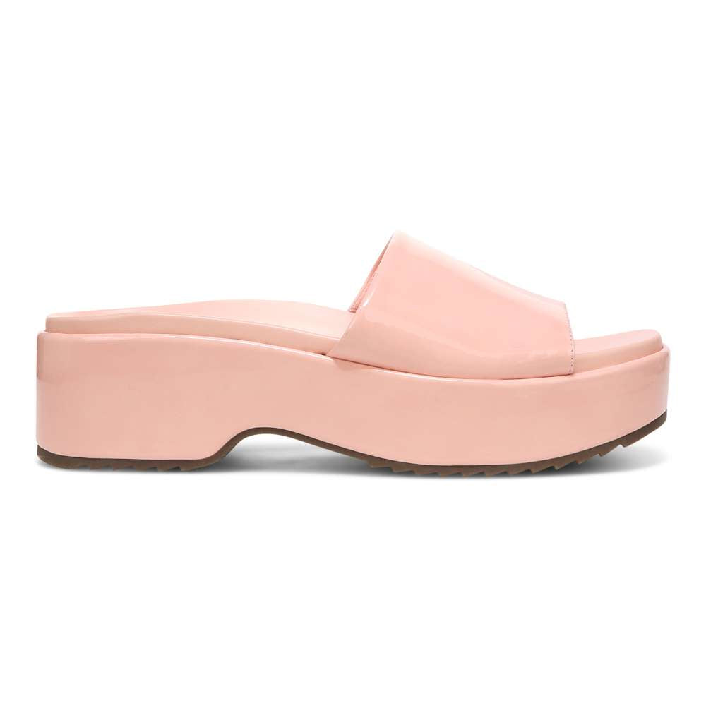 Trista Flatform Slide - Roze Patent - Image 2