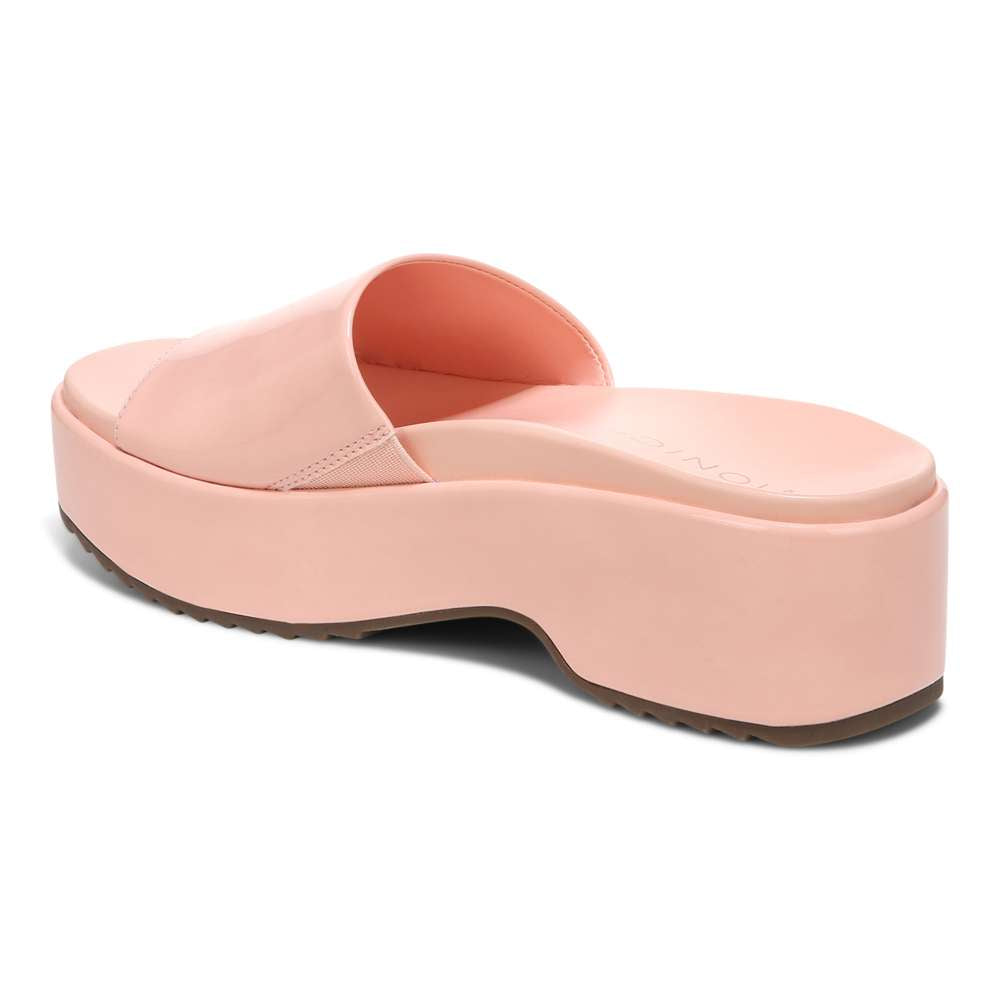 Trista Flatform Slide - Roze Patent - Image 6