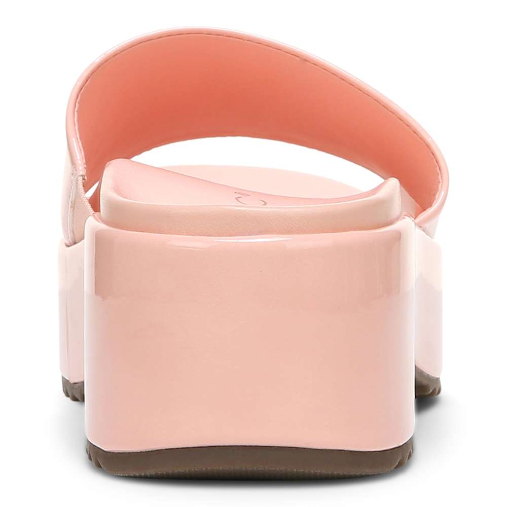 Trista Flatform Slide - Roze Patent - Image 9