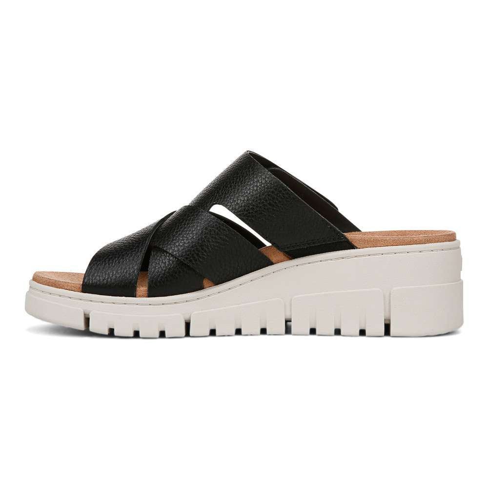 Uptown Sunset Wedge - Black Tumbled - Image 3